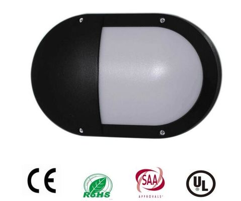 Chine Les lumières externes ovales extérieures  de cloison étanche ébrèchent couverture IP65 de logement de noir du conducteur 20W la demi fournisseur